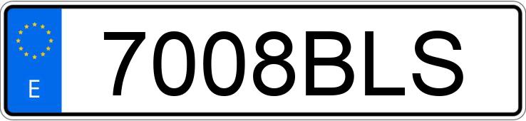 Numer rejestracyjny 7008BLS posiada FORD FOCUS