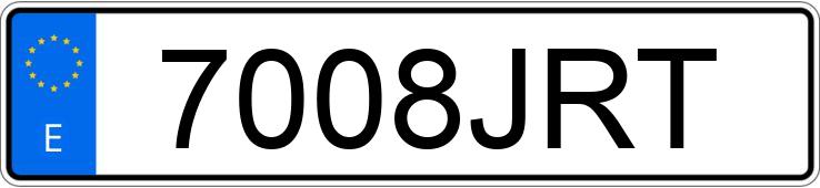 Numer rejestracyjny 7008JRT posiada FORD TOURNEO COURIER