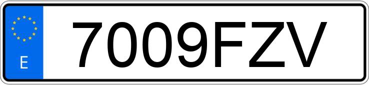 Numer rejestracyjny 7009FZV posiada VOLKSWAGEN PASSAT