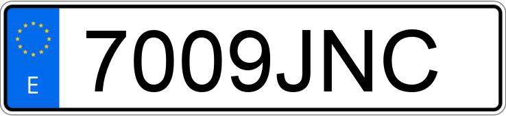 Numer rejestracyjny 7009JNC posiada NISSAN QASHQAI