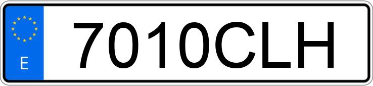 Numer rejestracyjny 7010CLH posiada FIAT STILO