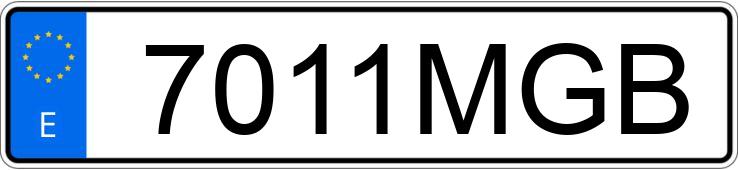 Numer rejestracyjny 7011MGB posiada MERCEDES E (213)