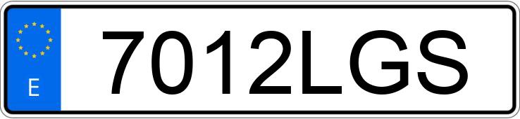 Numer rejestracyjny 7012LGS posiada VOLKSWAGEN T-CROSS