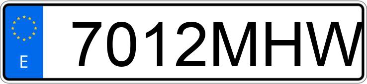 Numer rejestracyjny 7012MHW posiada CUPRA LEON Numer rejestracyjny 7012MHW posiada CUPRA LEON