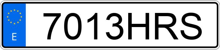 Numer rejestracyjny 7013HRS posiada RENAULT MEGANE COUPE