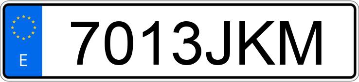 Numer rejestracyjny 7013JKM posiada MERCEDES CLA (117) Numer rejestracyjny 7013JKM posiada MERCEDES CLA (117)