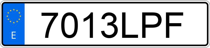 Numer rejestracyjny 7013LPF posiada VOGE 500