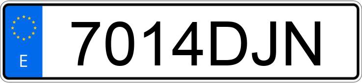 Numer rejestracyjny 7014DJN posiada CITROEN BERLINGO Numer rejestracyjny 7014DJN posiada CITROEN BERLINGO