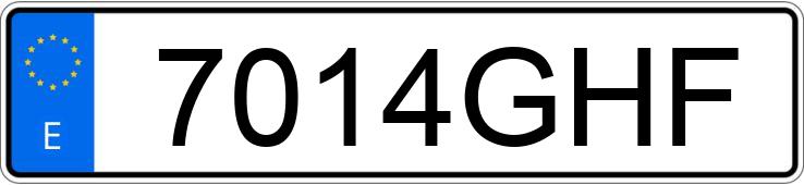 Numer rejestracyjny 7014GHF posiada AUDI A4