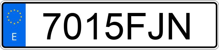 Numer rejestracyjny 7015FJN posiada AUDI A6