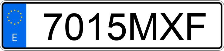 Die Registrierungsnummer 7015MXF hat MERCEDES GLA (156) Die Registrierungsnummer 7015MXF hat MERCEDES GLA (156)