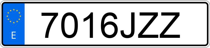Numer rejestracyjny 7016JZZ posiada PORSCHE CAYENNE Numer rejestracyjny 7016JZZ posiada PORSCHE CAYENNE