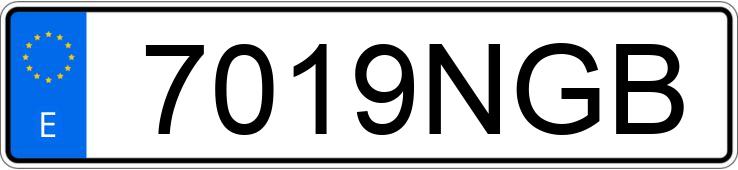 Numer rejestracyjny 7019NGB posiada BYD SEAL