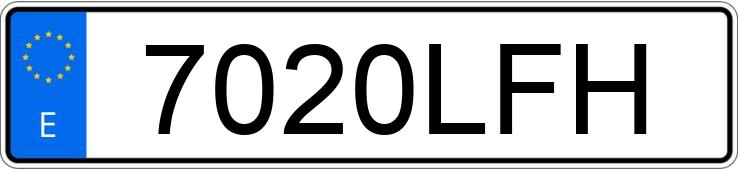 Numer rejestracyjny 7020LFH posiada MERCEDES GLA (156)