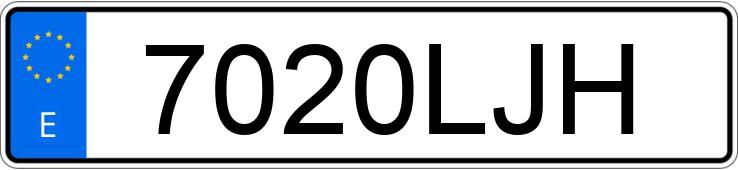 Numer rejestracyjny 7020LJH posiada CITROEN BERLINGO Numer rejestracyjny 7020LJH posiada CITROEN BERLINGO