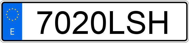 Numer rejestracyjny 7020LSH posiada VOLKSWAGEN CADDY