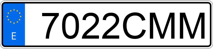 Numer rejestracyjny 7022CMM posiada MERCEDES C (203)