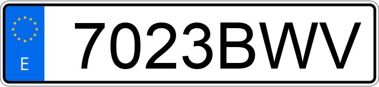 Numer rejestracyjny 7023BWV posiada YAMAHA XJR 1300