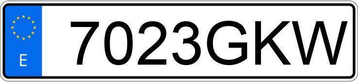 Numer rejestracyjny 7023GKW posiada JAGUAR XJ SERIES XJ6 2.7D EXECUTIVE L