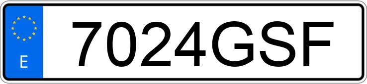 Registreringsnummeret 7024GSF har PEUGEOT 4007