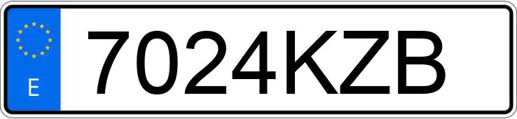 Numer rejestracyjny 7024KZB posiada BMW SERIE 3 Numer rejestracyjny 7024KZB posiada BMW SERIE 3