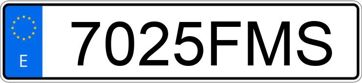 Numer rejestracyjny 7025FMS posiada OPEL MERIVA Numer rejestracyjny 7025FMS posiada OPEL MERIVA