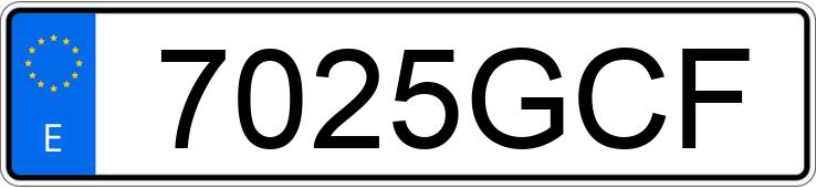 Numer rejestracyjny 7025GCF posiada OPEL ASTRA