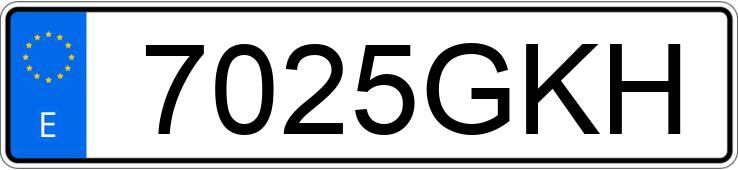 Numer rejestracyjny 7025GKH posiada MAZDA MX-5 Numer rejestracyjny 7025GKH posiada MAZDA MX-5