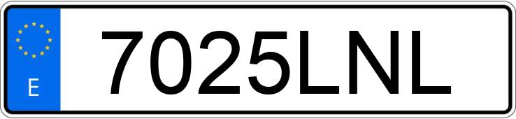 Numer rejestracyjny 7025LNL posiada CITROEN C3