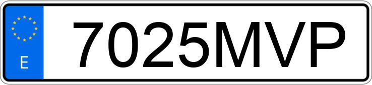 Numer rejestracyjny 7025MVP posiada KIA E-NIRO