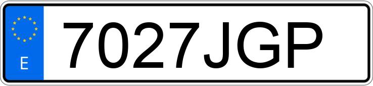 Numer rejestracyjny 7027JGP posiada FORD TOURNEO COURIER