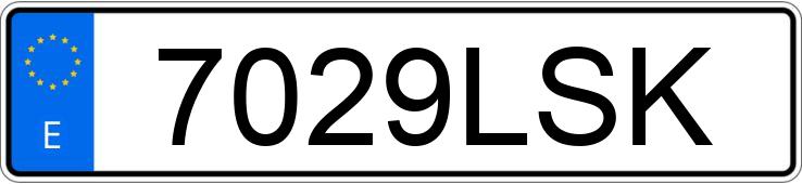 Numer rejestracyjny 7029LSK posiada RENAULT CAPTUR
