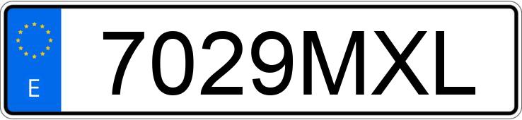 Numer rejestracyjny 7029MXL posiada JEEP WRANGLER