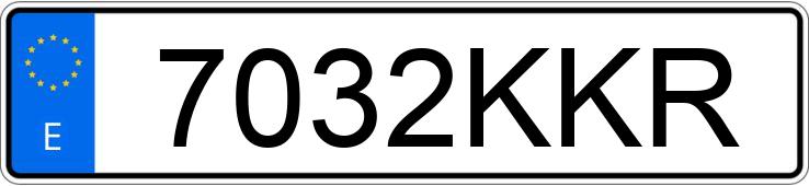 Numer rejestracyjny 7032KKR posiada CITROEN BERLINGO Numer rejestracyjny 7032KKR posiada CITROEN BERLINGO