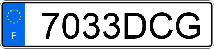 Numer rejestracyjny 7033DCG posiada SEAT IBIZA Numer rejestracyjny 7033DCG posiada SEAT IBIZA