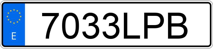 Numer rejestracyjny 7033LPB posiada MINI COUNTRYMAN