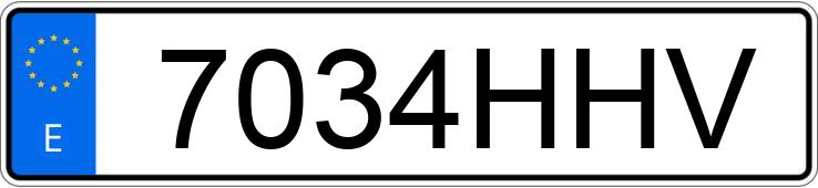 Numer rejestracyjny 7034HHV posiada VOLKSWAGEN GOLF Numer rejestracyjny 7034HHV posiada VOLKSWAGEN GOLF