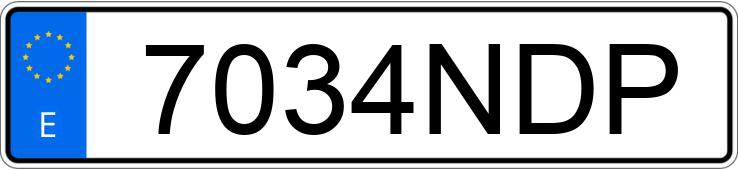 Numer rejestracyjny 7034NDP posiada AUDI A3 SPORTBACK Numer rejestracyjny 7034NDP posiada AUDI A3 SPORTBACK