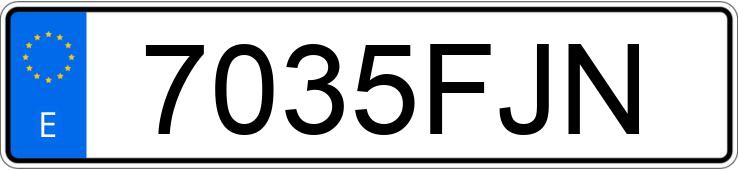 Numer rejestracyjny 7035FJN posiada CITROEN BERLINGO Numer rejestracyjny 7035FJN posiada CITROEN BERLINGO