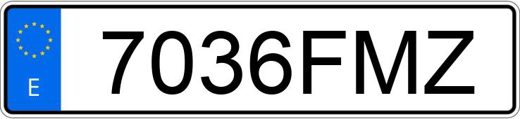 Numer rejestracyjny 7036FMZ posiada SEAT LEON Numer rejestracyjny 7036FMZ posiada SEAT LEON