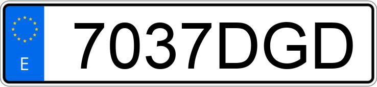 Numer rejestracyjny 7037DGD posiada FIAT PUNTO Numer rejestracyjny 7037DGD posiada FIAT PUNTO