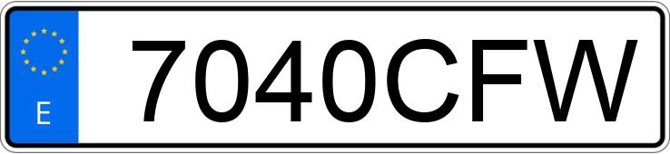 Numer rejestracyjny 7040CFW posiada SKODA SUPERB Numer rejestracyjny 7040CFW posiada SKODA SUPERB