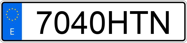 Numer rejestracyjny 7040HTN posiada AEON ELITE 125 Numer rejestracyjny 7040HTN posiada AEON ELITE 125