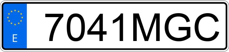 Numer rejestracyjny 7041MGC posiada BMW SERIE 2