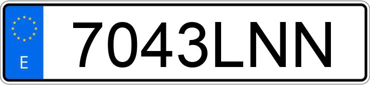 Numer rejestracyjny 7043LNN posiada BMW SERIE 3 Numer rejestracyjny 7043LNN posiada BMW SERIE 3