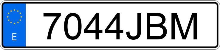 Numer rejestracyjny 7044JBM posiada SCANIA SERIE G Numer rejestracyjny 7044JBM posiada SCANIA SERIE G