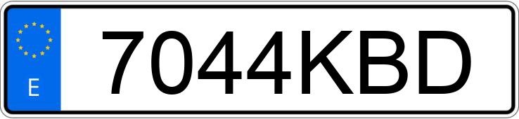 Numer rejestracyjny 7044KBD posiada MERCEDES V (638-639-447) Numer rejestracyjny 7044KBD posiada MERCEDES V (638-639-447)