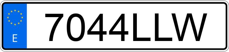 Numer rejestracyjny 7044LLW posiada FIAT TIPO Numer rejestracyjny 7044LLW posiada FIAT TIPO