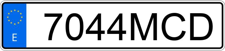 Numer rejestracyjny 7044MCD posiada VOLKSWAGEN T-CROSS Numer rejestracyjny 7044MCD posiada VOLKSWAGEN T-CROSS