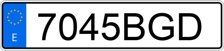 Numer rejestracyjny 7045BGD posiada FIAT PUNTO Numer rejestracyjny 7045BGD posiada FIAT PUNTO